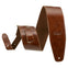 Amumu Cowhide Leather Brown Guitar Strap -LE17-BN